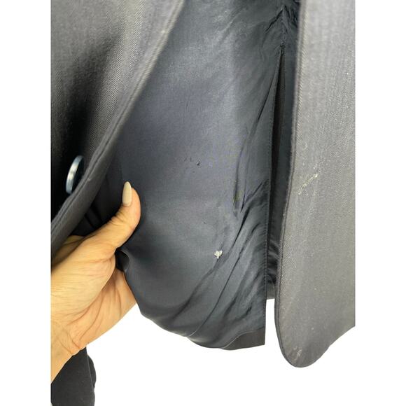 Brooks Brothers 1818 Madison Saxxon Wool Blazer Men’s 40L / 34W Navy Made in USA - Picture 13 of 13